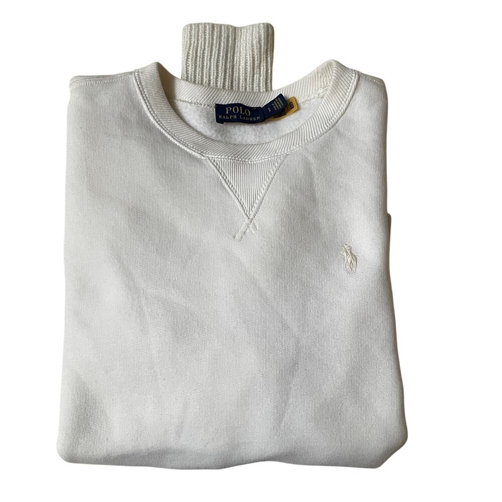 Polo by Ralph Lauren Cream Crew Neck Sweater - Picture 5 of 16